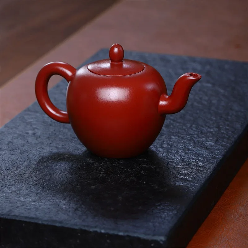 Mythstone Yixing Semi-handmade Brown Purple Clay Kung Fu Teapot 200ml - Image 3