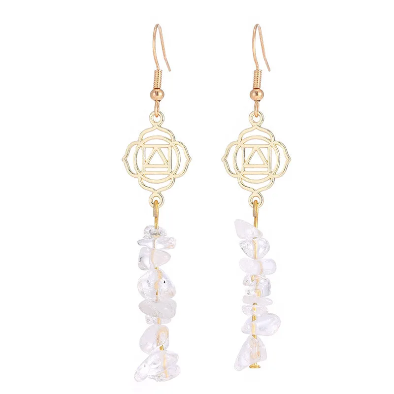 Healing Crystals Zen Cairn Confidence Earrings - Image 23