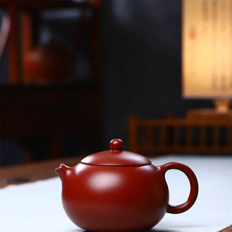 Mythstone Vintage Xishi Teapot Purple Clay Kung Fu Teapot 240ml - Image 9