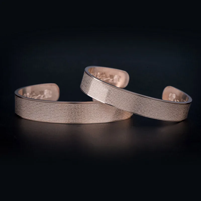 Mythstone Shurangama Mantra Engraving Titanium Steel Blessing Bracelet - Image 13