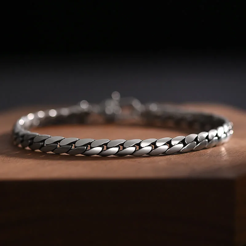 Mythstone Double Dorje Vajra Strength Punk Copper Chain Bracelet Necklace - Image 6