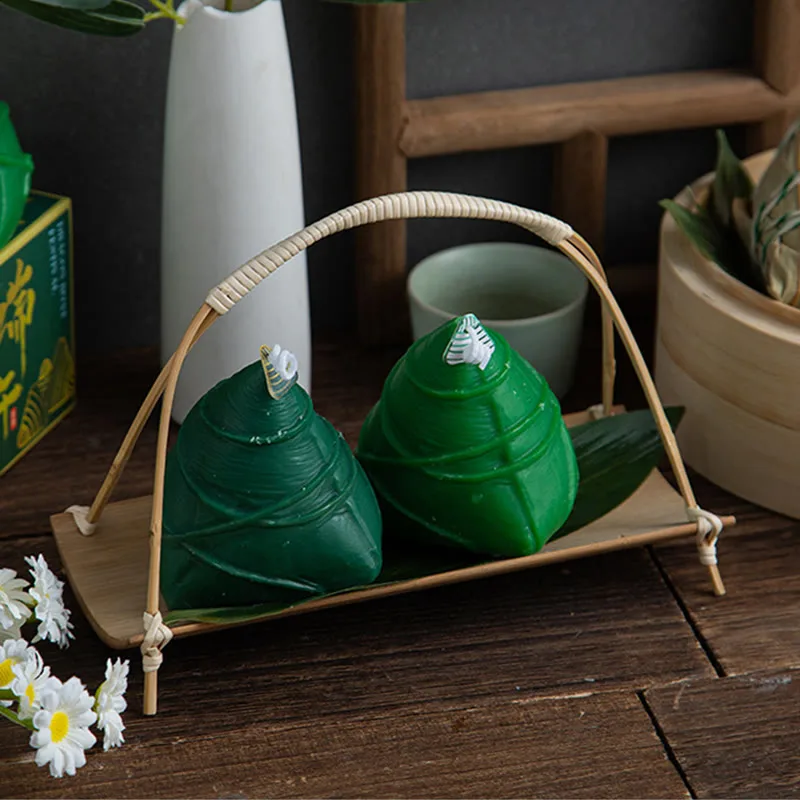 Mythstone Dragon Boat Festival Zongzi Pattern Scented Candle Gift For Family Friends - Image 16