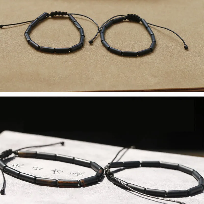 Mythstone Black Onyx Bead Support Protection Bracelet - Image 9