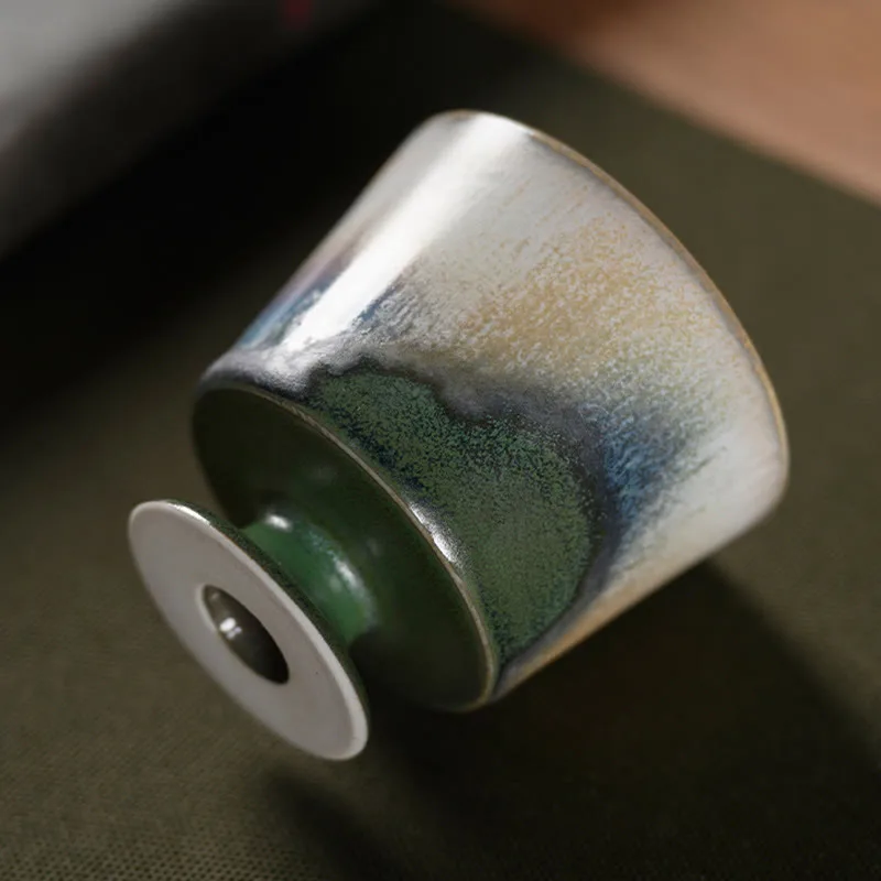 Mythstone Vintage Furnace Transmutation Kiln Porcelain Teacup Kung Fu Tea Cup - Image 11