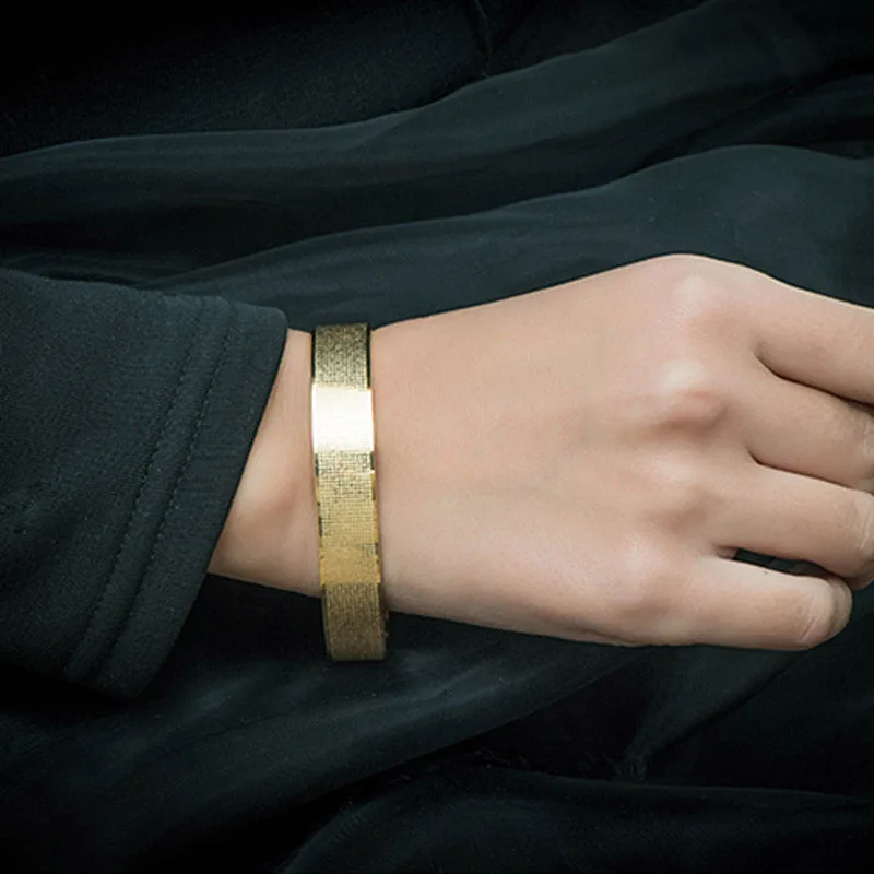 Mythstone Shurangama Mantra Engraving Titanium Steel Blessing Bracelet - Image 4