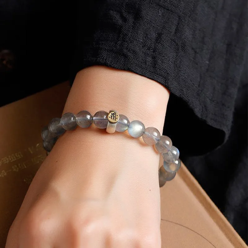 Mythstone 12 Chinese Zodiac Moonstone Calm Love Bracelet - Image 4