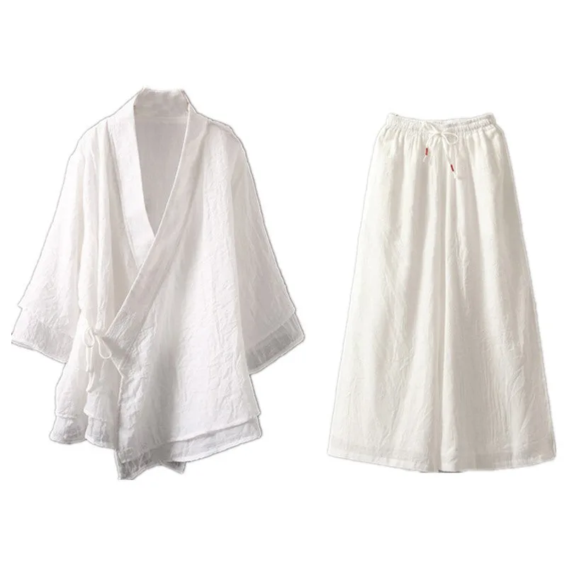 Mythstone Zen Spiritual Practice Meditation Prayer Uniform Clothing Women's Set - Image 2