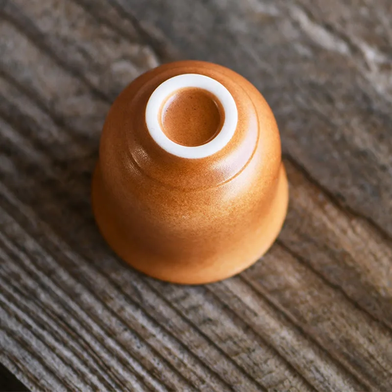 Mythstone Small Dunhuang Frescoes Lotus Ceramic Teacup Kung Fu Tea Cup 90ml - Image 6