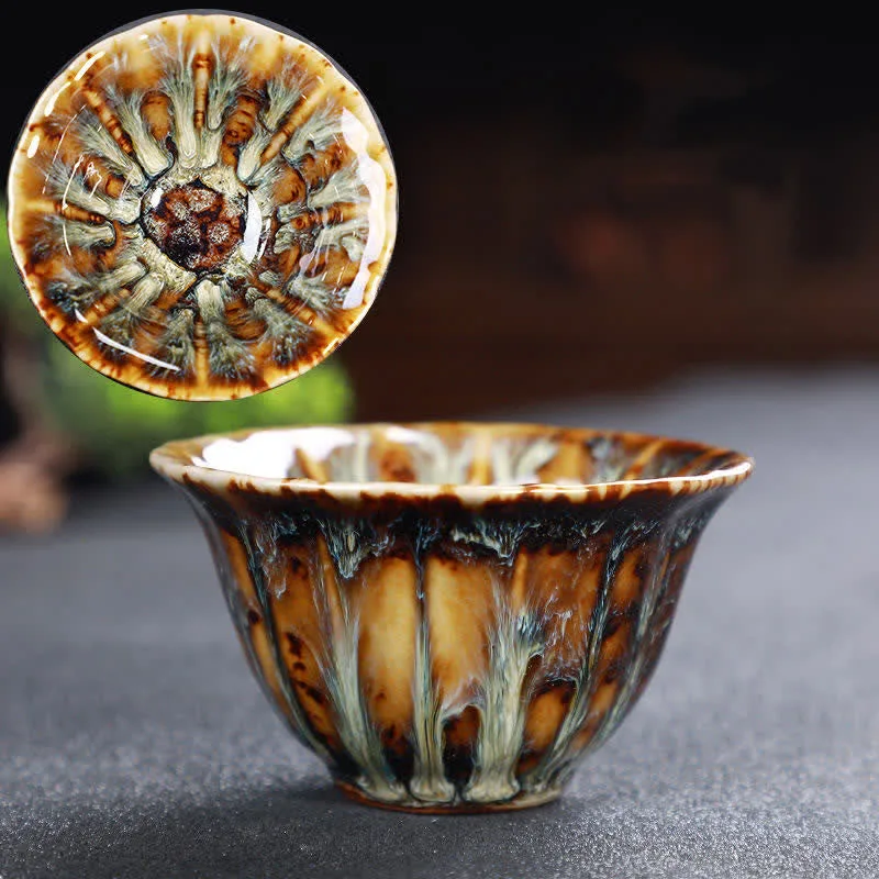 Mythstone Colorful Ceramic Teacup Home Office Tea Cups - Image 49