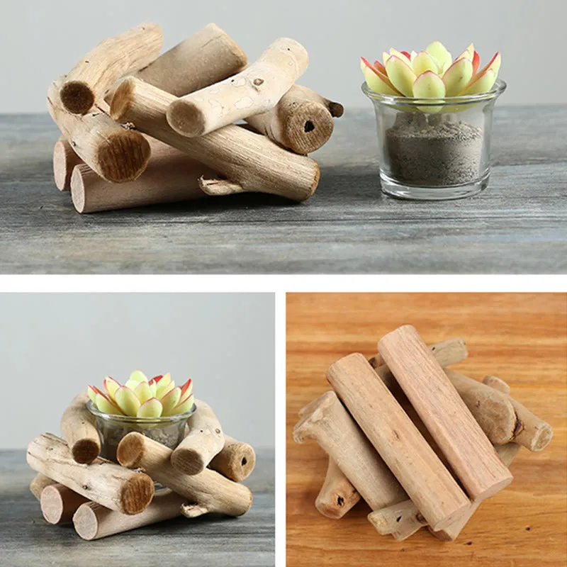 Mythstone Wood Candlestick Home Candle Holder Decoration - Image 18