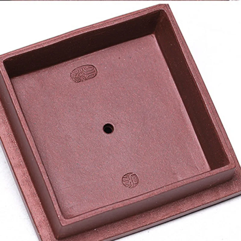 Mythstone Yixing All Handmade Gomoku Playing Chess Purple Clay Kung Fu Square Teapot 280ml - Image 22