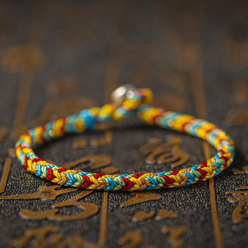 Mythstones "May you be good fortune and success" Lucky Multicolored Bracelet - Image 6