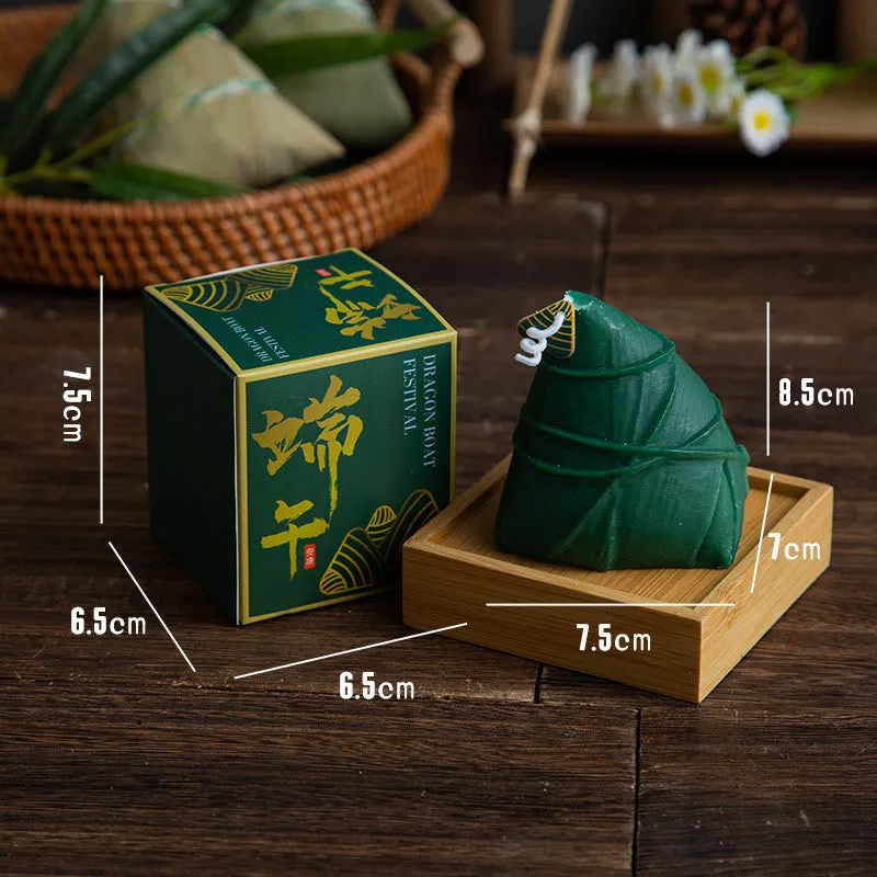 Mythstone Dragon Boat Festival Zongzi Pattern Scented Candle Gift For Family Friends - Image 8