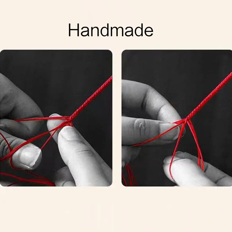 Mythstone Natural Cinnabar Jade Peace Buckle Blessing Bracelet - Image 15