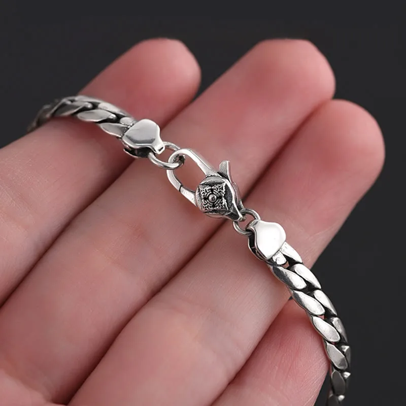 Mythstone Double Dorje Vajra Strength Punk Copper Chain Bracelet Necklace - Image 9