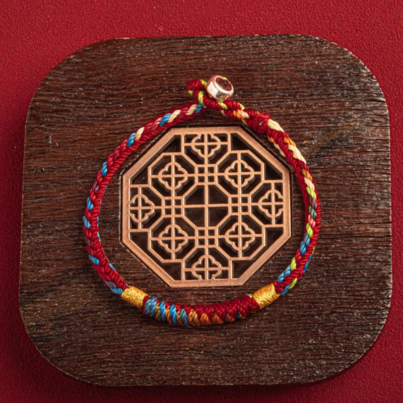 Mythstones "May You Be Safe And Lucky In The Year Ahead" Multicolored Bracelet - Image 3