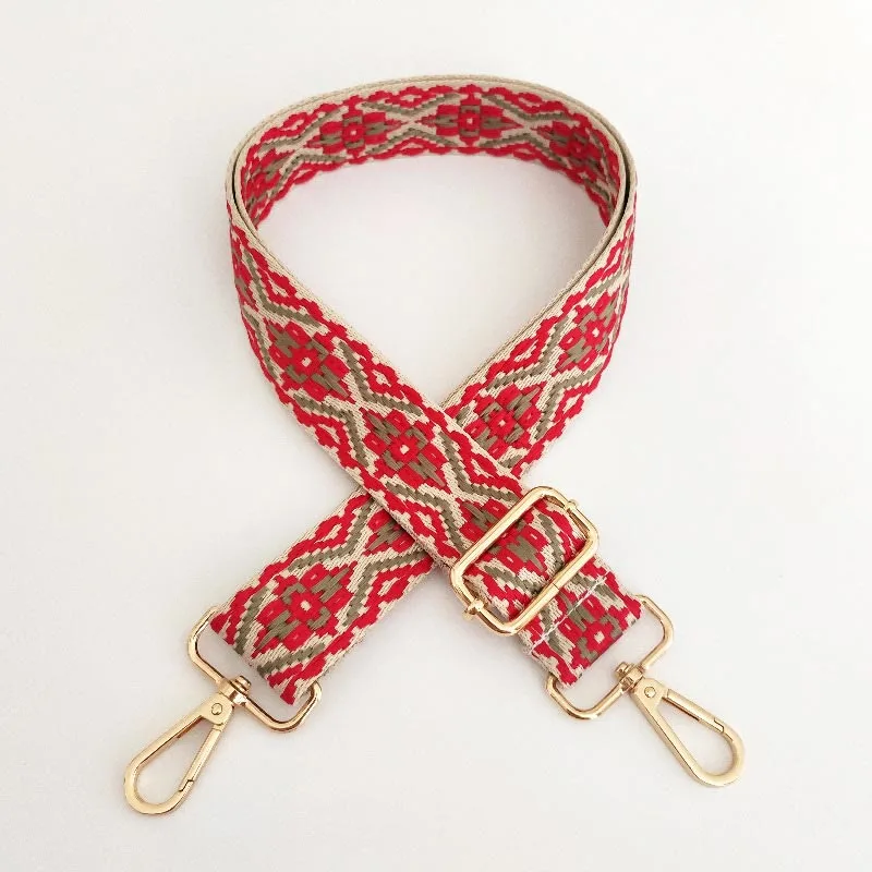 Mythstone Multicolor Embroidered Shoulder Bag Straps - Image 7