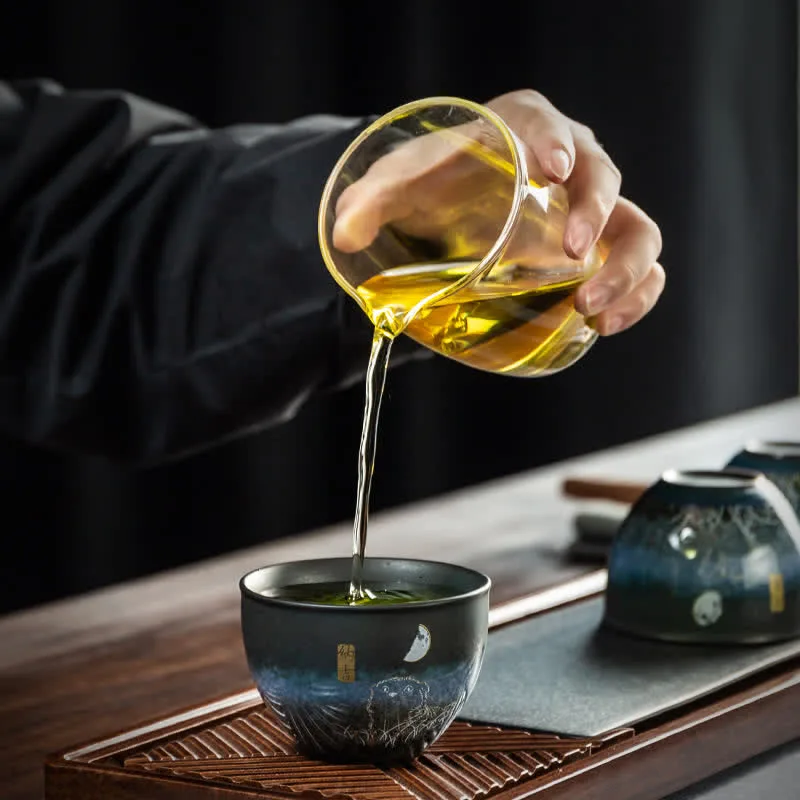 Mythstone Ceramic Teacup Lovely Cat Black Tea Cups 140ml - Image 5