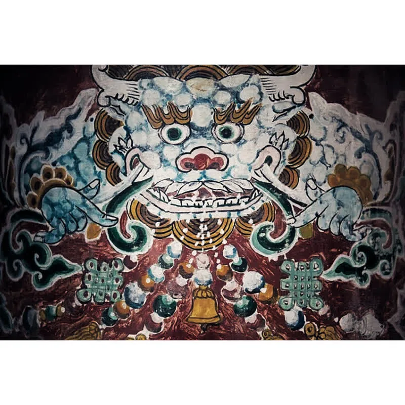 Mythstone Tibetan Camel Bone Skull The Lord of the Corpse Forest Protection Necklace Pendant - Image 11