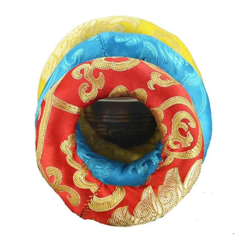 Tibetan Singing Bowl Handcraft Cushion Decoration - Image 7