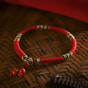 Mythstone Five Colors King Kong Knot String Protection Luck Bracelet