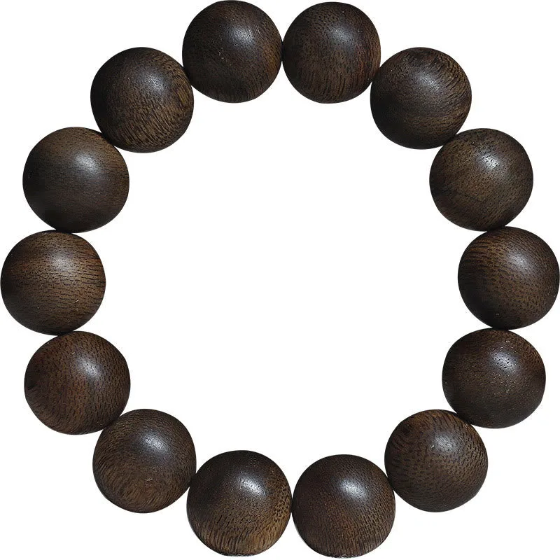 Mythstone Rare Northern Kalimantan Agarwood Ward Off Evil Spirits Bracelet - Image 20