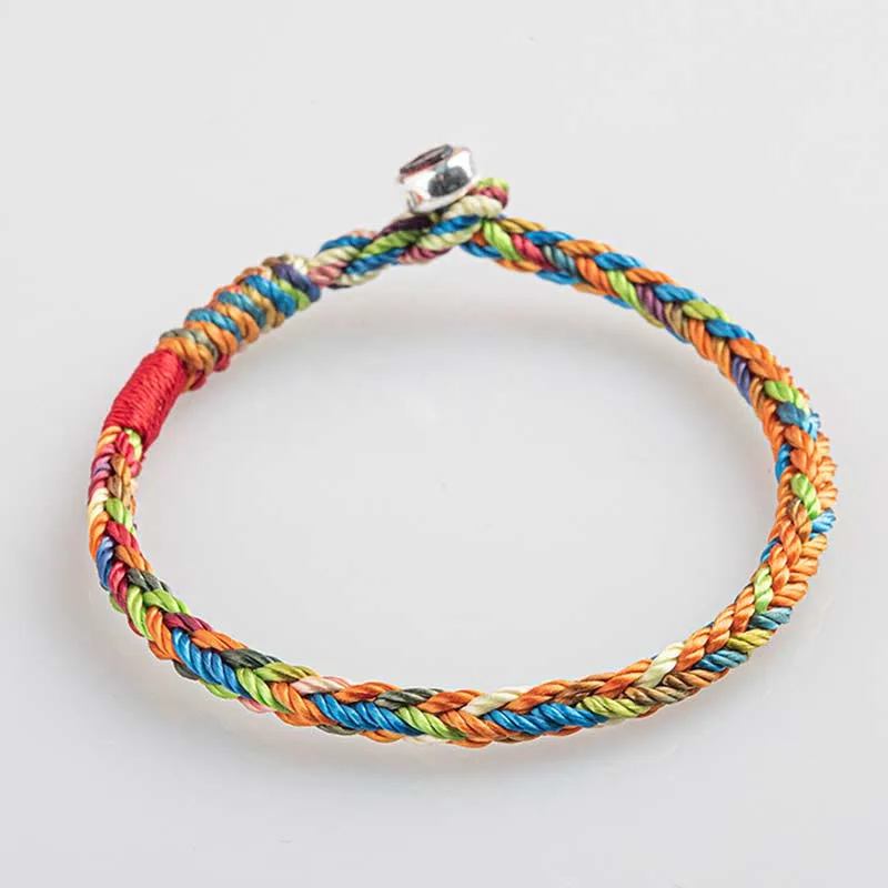 Mythstones "May you be healthy and happy" Lucky Multicolored Bracelet - Image 3