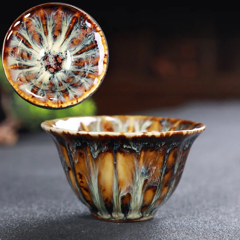 Mythstone Colorful Ceramic Teacup Home Office Tea Cups - Image 91