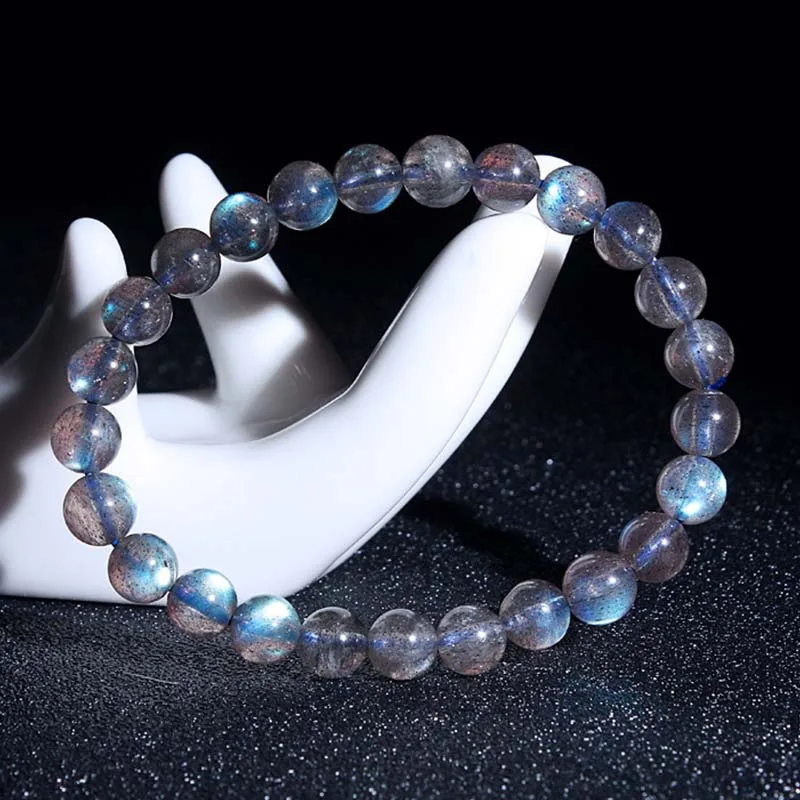 Mythstone Natural Moonstone Healing Beads Bracelet - Image 10