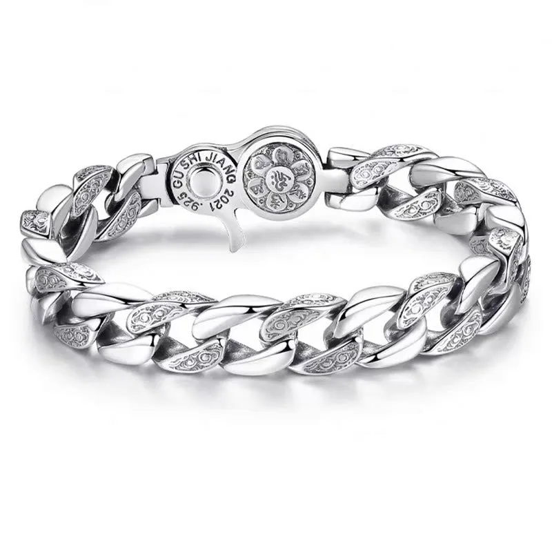 Mythstone Tibet Om Mani Padme Hum Double Dorje Vajra Creativity Bracelet - Image 5