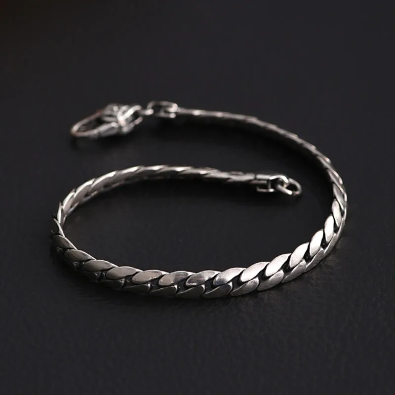 Mythstone Double Dorje Vajra Strength Punk Copper Chain Bracelet Necklace - Image 3