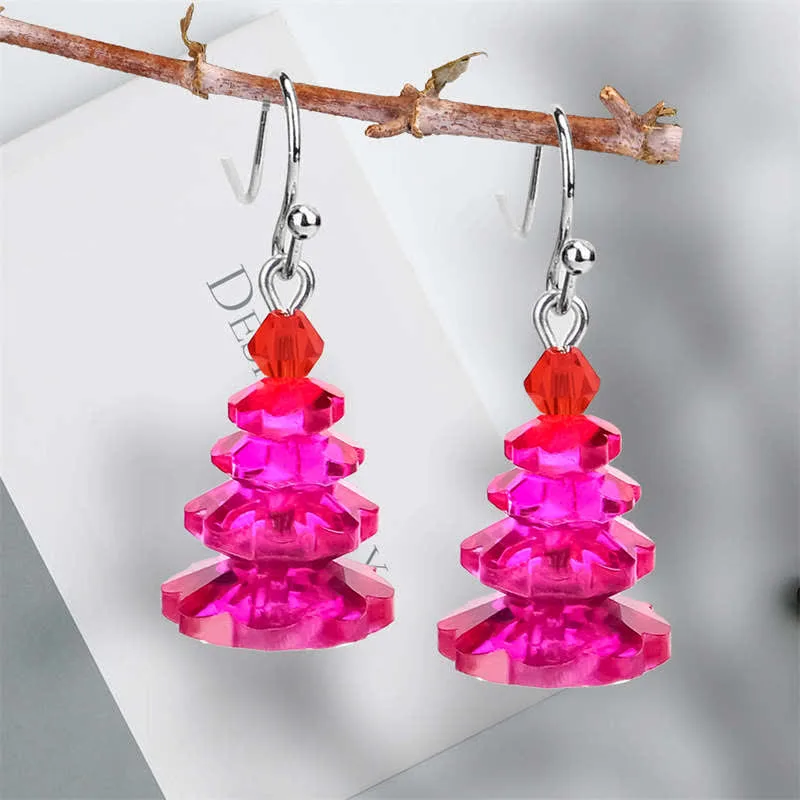 Mythstone Various Crystals Christmas Tree Amethyst Peace Healing Drop Earrings - Image 19