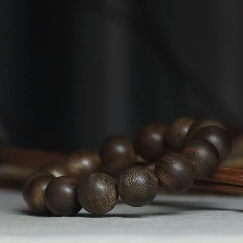 Mythstone Rare Northern Kalimantan Agarwood Ward Off Evil Spirits Bracelet - Image 17