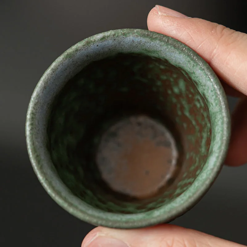 Mythstone Small Vintage Style Ceramic Teacup Kung Fu Tea Cup 50ml - Image 5