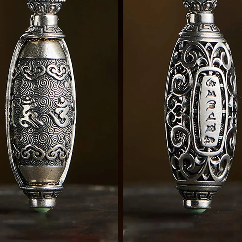 Mythstone 925 Sterling Silver Chinese Zodiac Natal Buddha Six True Words Blessing Keychain Decoration - Image 21