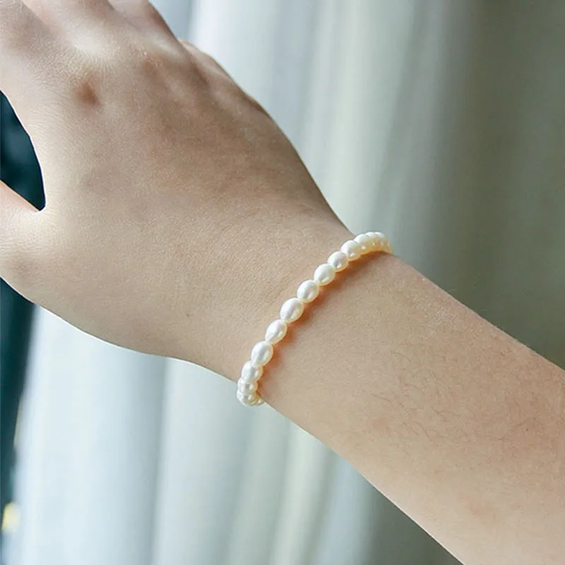 Mythstone Natural Pearl Healing Beaded Bracelet - Image 11