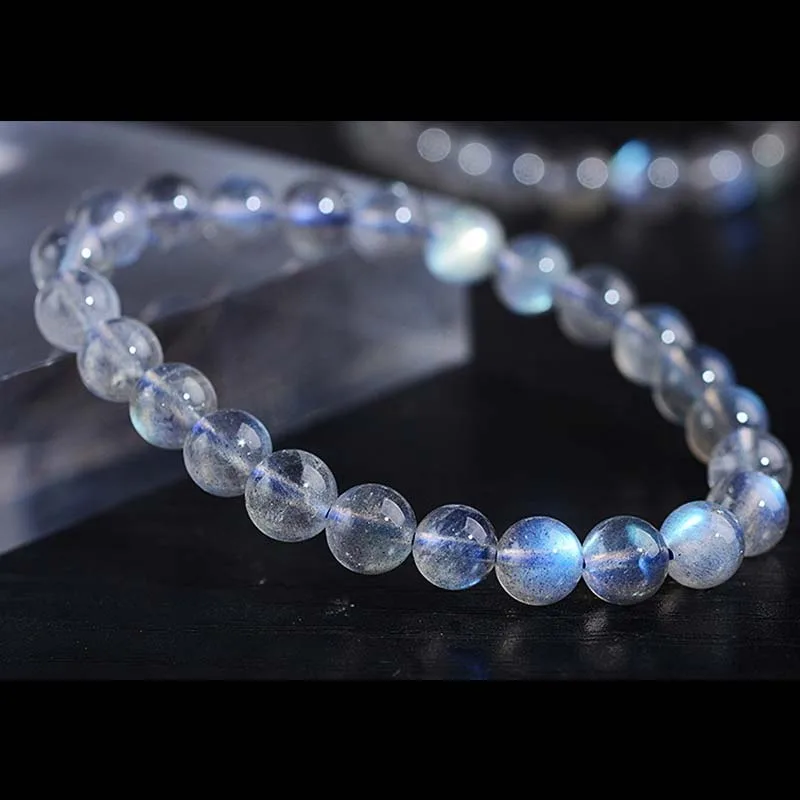 Mythstone Natural Moonstone Healing Beads Bracelet - Image 5