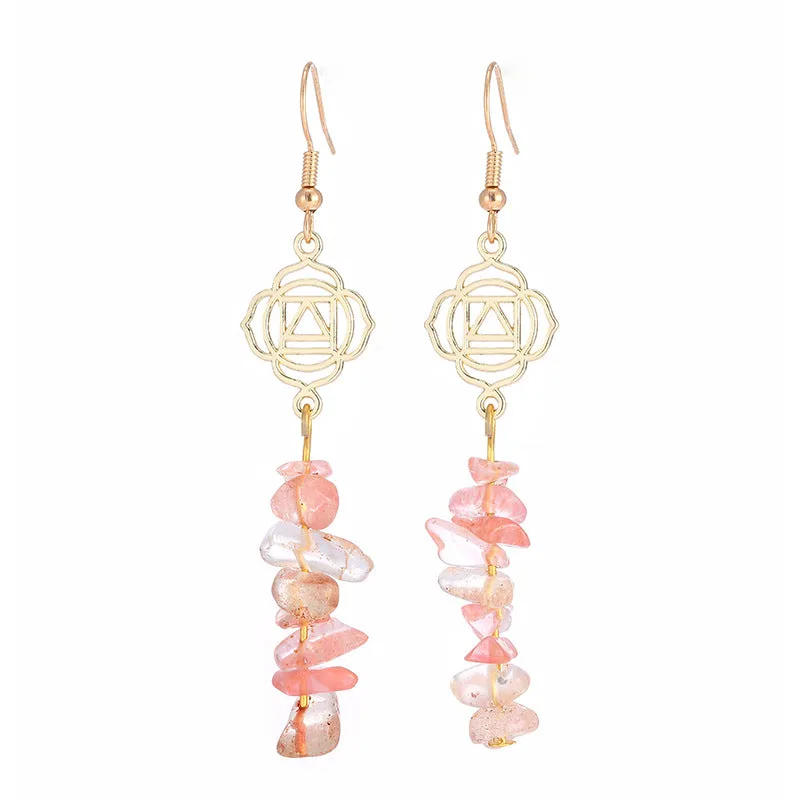 Healing Crystals Zen Cairn Confidence Earrings - Image 17
