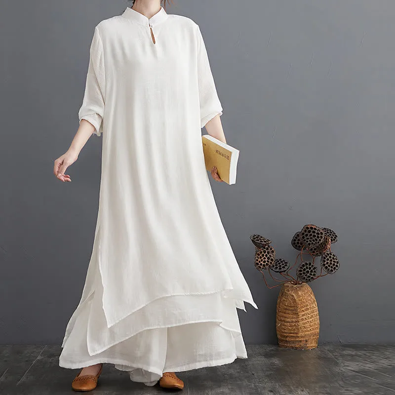 Mythstone Simple Pattern Meditation Prayer Spiritual Zen Practice Yoga Clothing Women's Set - Image 22