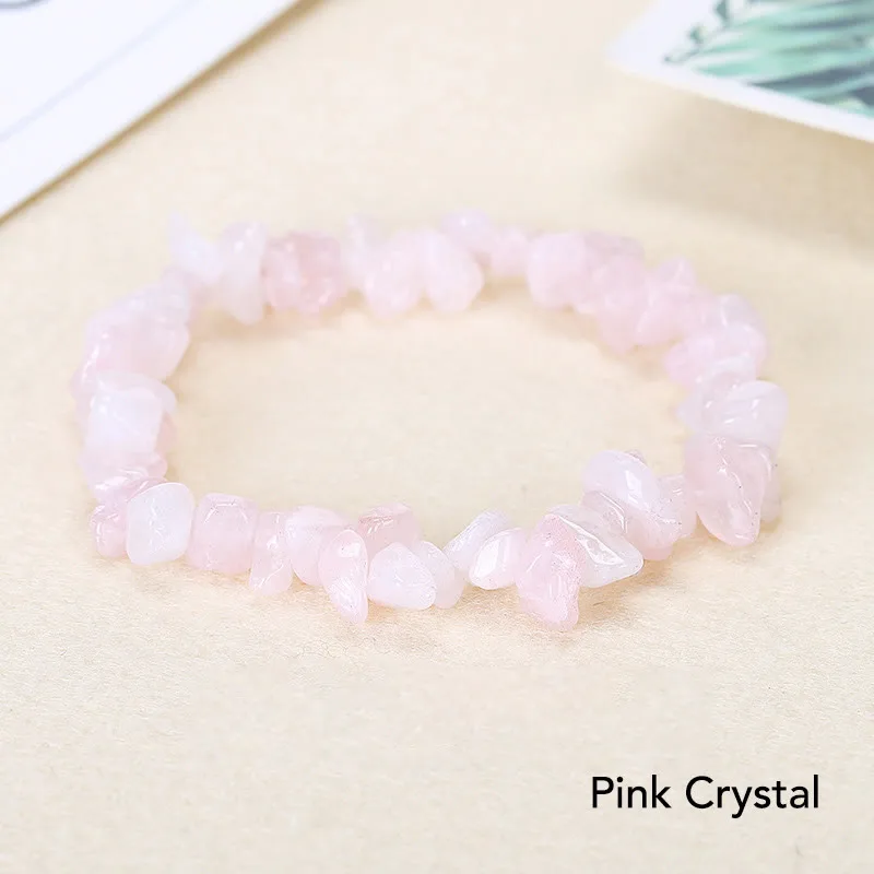 Natural Irregular Shape Crystal Stone Warmth Soothing Bracelet - Image 3