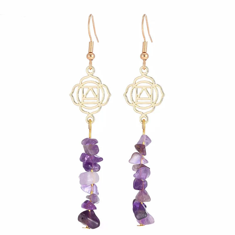Healing Crystals Zen Cairn Confidence Earrings - Image 13