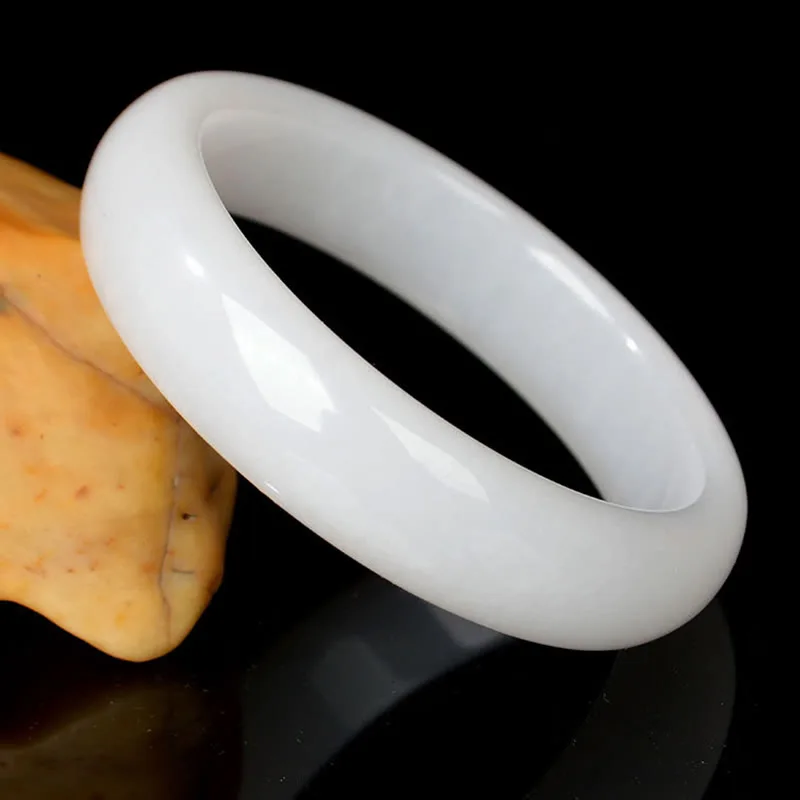 Mythstone Natural Golden Silk Jade Wealth Luck Bracelet Bangle - Image 14