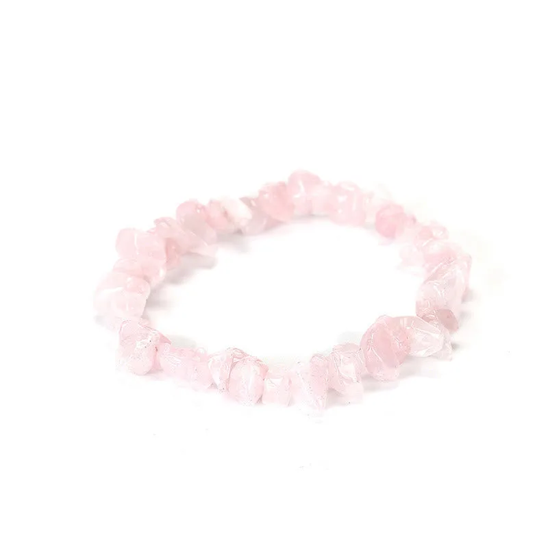 Natural Irregular Shape Crystal Stone Warmth Soothing Bracelet - Image 4