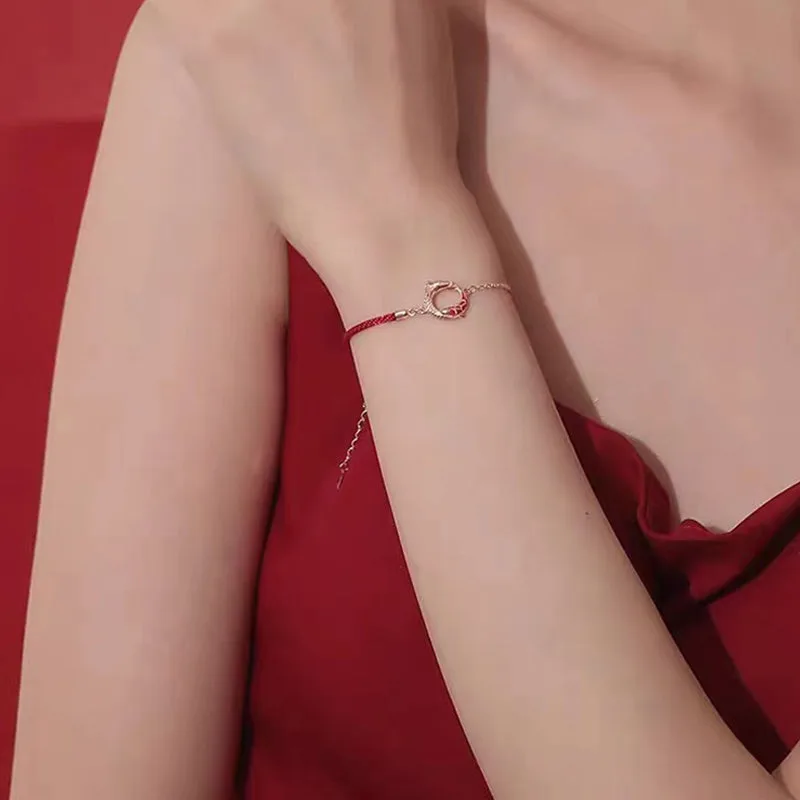 Mythstone - 925 Sterling Silver Year Of The Dragon Copper Koi Fish Luck Protection Bracelet - Image 10