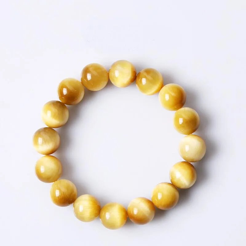 Mythstones Anxiety Stress Healing Crystal Tiger Eye Bead Bracelet - Image 5