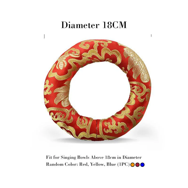 Tibetan Singing Bowl Handcraft Cushion Decoration - Image 10