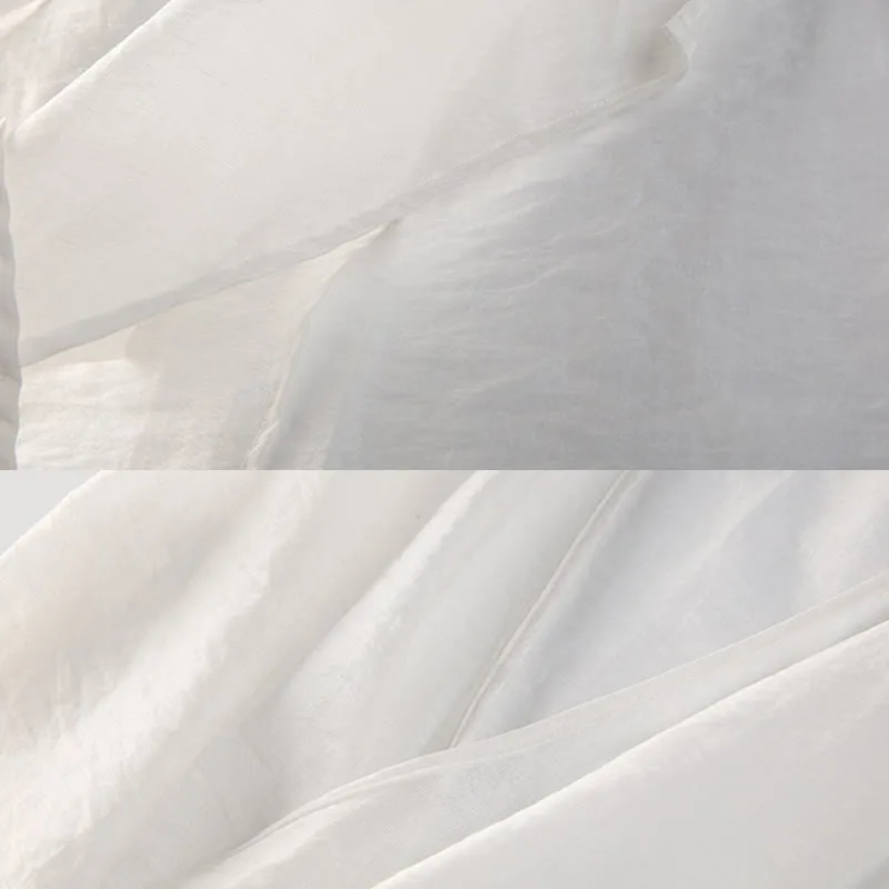 Mythstone Simple White Beige Pattern Meditation Spiritual Zen Practice Yoga Clothing Women's Clothes - Image 7