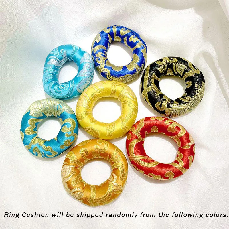 Tibetan Singing Bowl Handcraft Cushion Decoration - Image 12