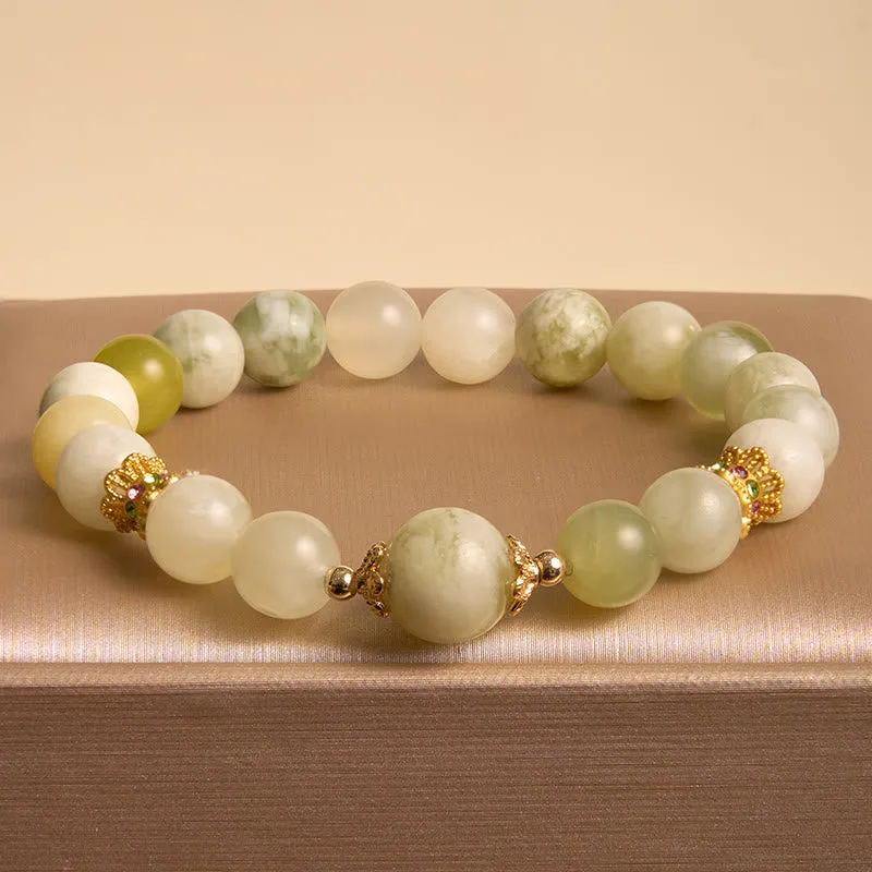 Mythstone Green Grape Color Jade Abundance Bracelet - Image 2