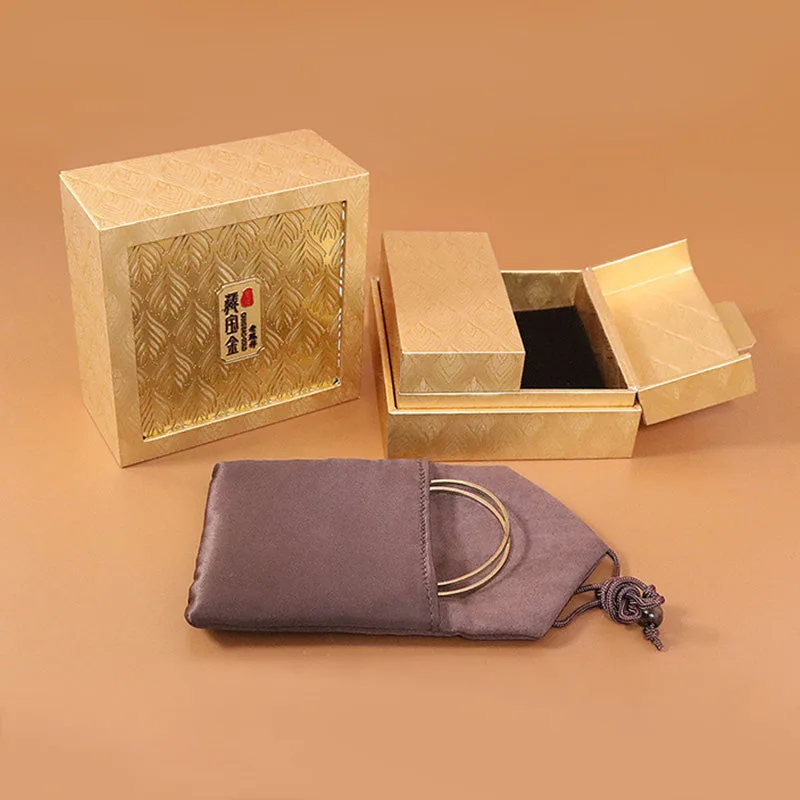 Mythstone Retro Jewelry Storage Feather Pattern Box Gift Box - Image 5